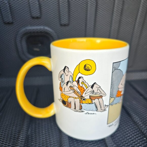 The Far Side Gary Larson Arts & Leisure Section Comic Mug 1996 Andrews McMeel - Picture 9 of 10
